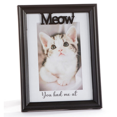 Meow Sentiment 4x6 Photo Frame 097489