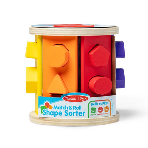 Melissa and Doug - Match and Roll Shape Sorter 50297