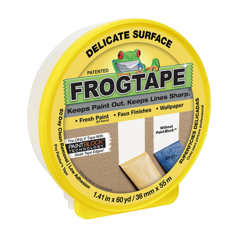 1.41 in. X 60 Yd. Yellow Delicate Surface Painter S Tape