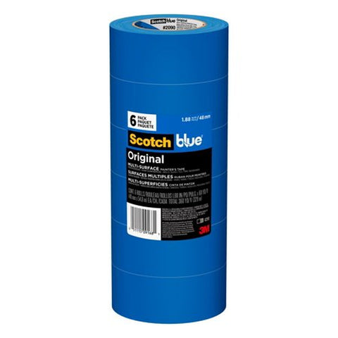 1.88 in. W X 60 yd L Blue Medium Strength Original Painter's Tape 6 pk