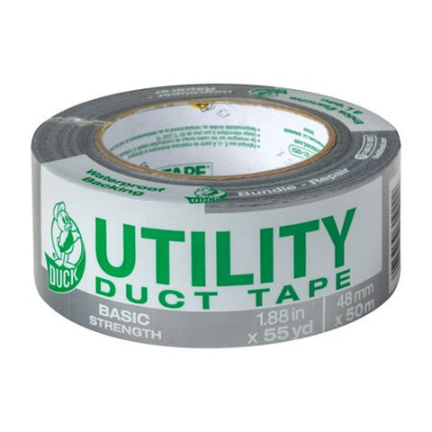 1.88 in X 55 yd Silver Utility Duct Tape