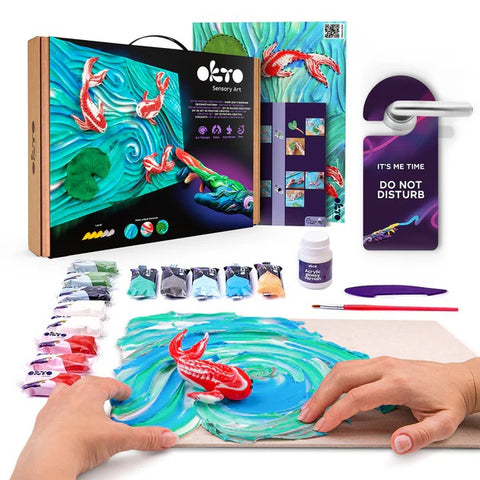 Sensory Art 3D Painting Koi Carps 10002