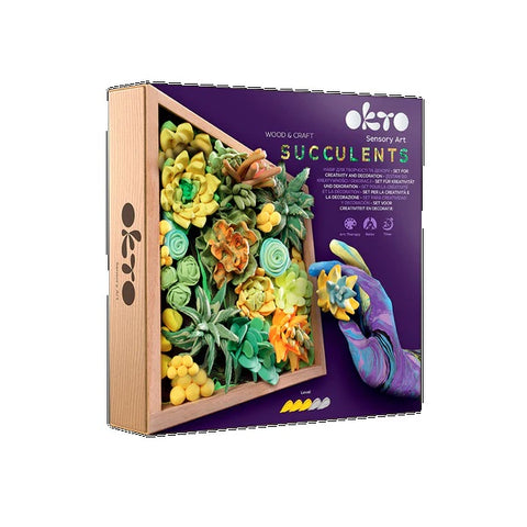 Sensory Art 3D Woodcraft Energy Succulent 10009