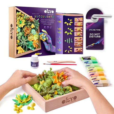 Sensory Art 3D Woodcraft Energy Succulent 10009
