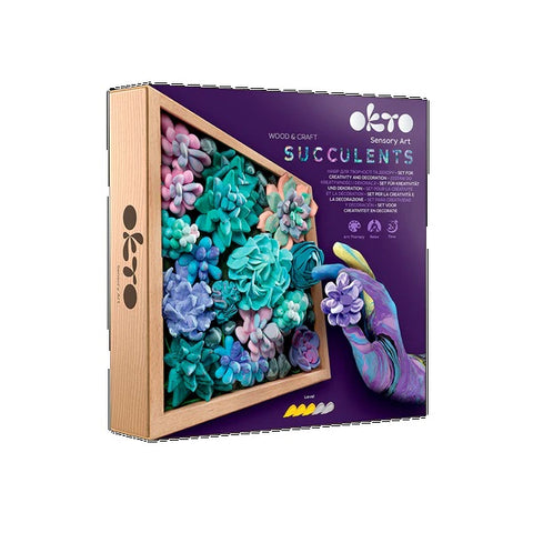 Sensory Art 3D Woodcraft Tenderness Succulent 10010