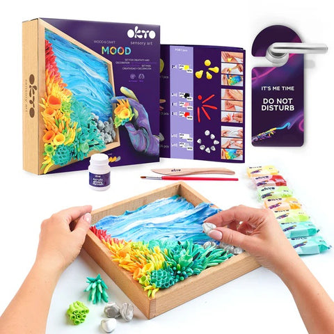 Air-Dry Clay 3D Painting Kit Mood Ocean Calm 10015
