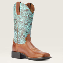 Inside of Round Up Wide Square Toe Fashion Western Boot