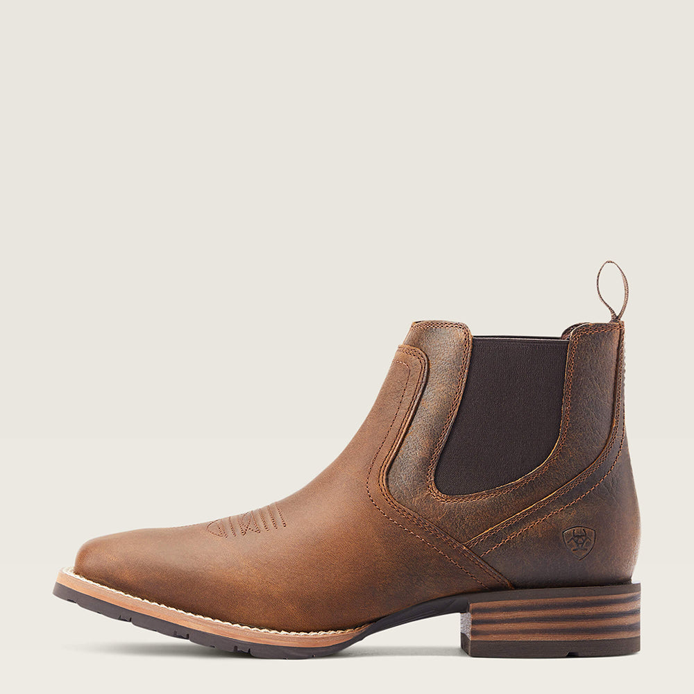 Camper elasticated-panel ankle boots - Brown
