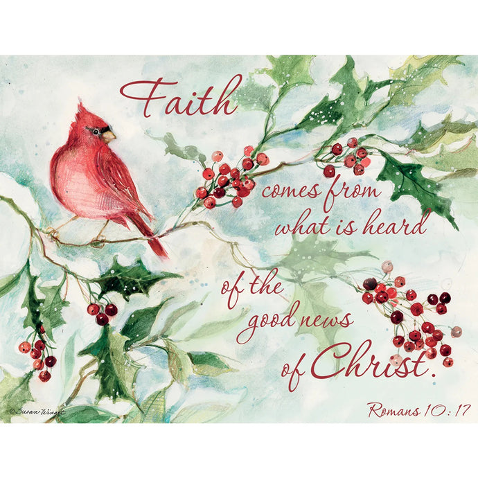 Cardinal and Berries Christmas Boxed Cards 1004760