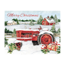 Snowy Tractor Christmas Boxed Cards 1004844