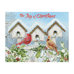 Cardinal Birdhouse Christmas Boxed Cards 1004879