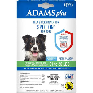 31 to 60 lbs. Flea & Tick Spot On for Dogs 100537681