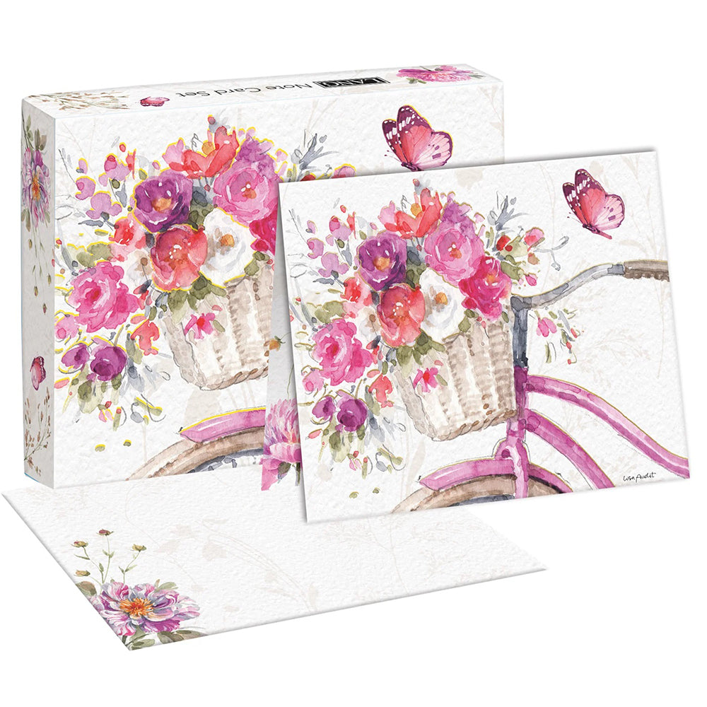 Blush Bicycle Boxed Note Cards 1005382