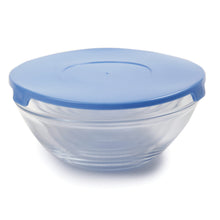 Glass Bowl Set with Lids 1018
