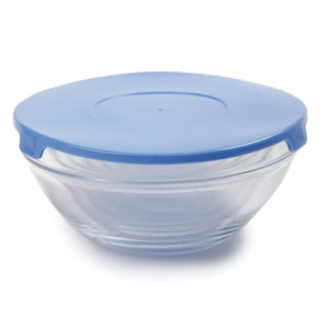 Glass Bowl Set with Lids 1018