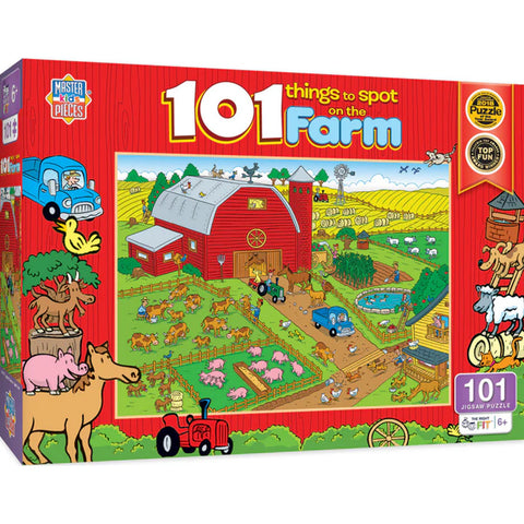 101 Things to Spot on a Farm - 101 PC Puzzle 2