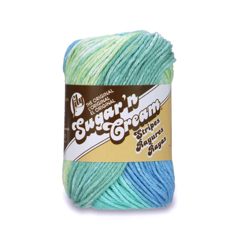Sugar n Cream country stripes yarn