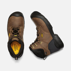 Keen men's Independence 6 inch waterproof work boot, top view