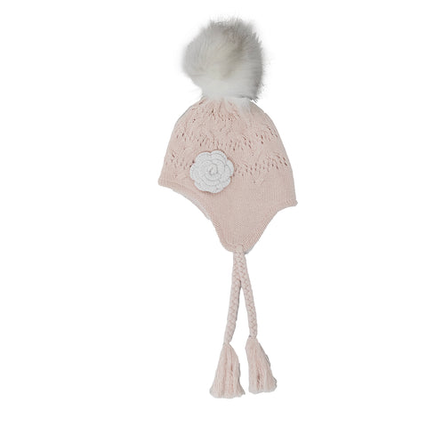 rose, Infant Girls' Eyelet Lined Hat 1031