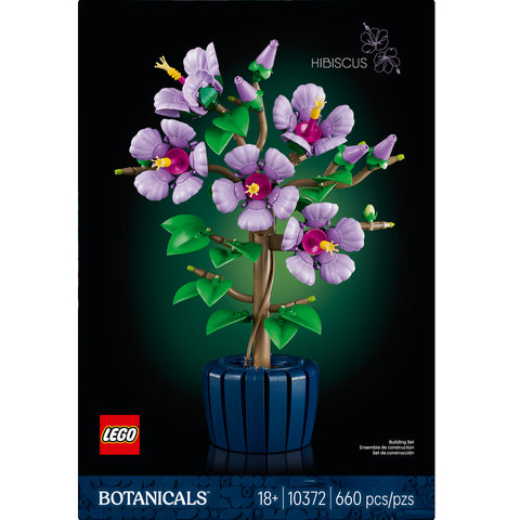 LEGO Botanicals Hibiscus Flower Building Set 10372