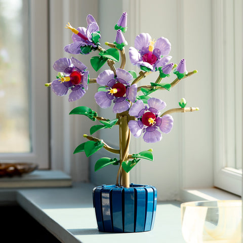 LEGO Botanicals Hibiscus Flower Building Set 10372