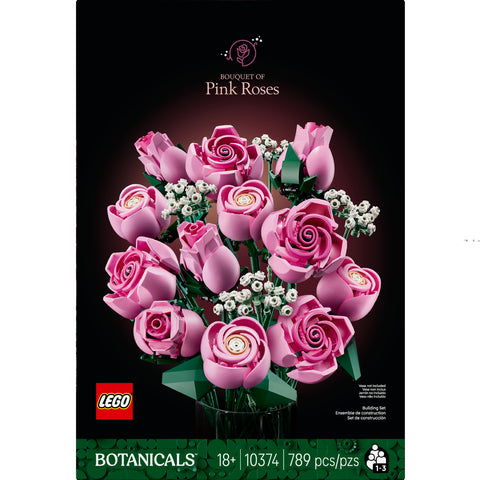 LEGO Botanicals Bouquet of Pink Roses 10374