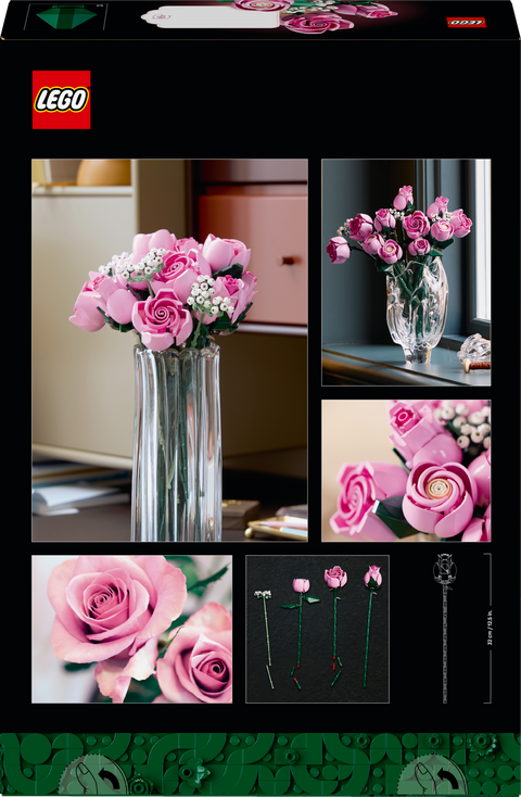 LEGO Botanicals Bouquet of Pink Roses 10374