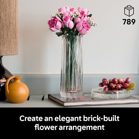 LEGO Botanicals Bouquet of Pink Roses 10374