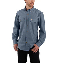 Denim Blue Chambray Men's Chambray Long-Sleeve Shirt 104368-499