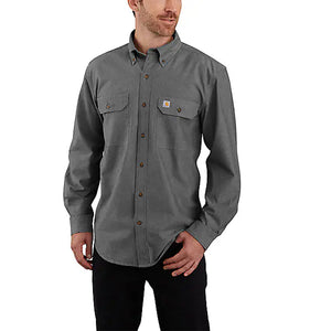 Black Chambray Men's Chambray Long-Sleeve Shirt 104368-BKC