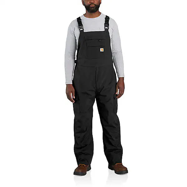 black, Men's Big and Tall Storm Defender Heavyweight Bib Overall 104674