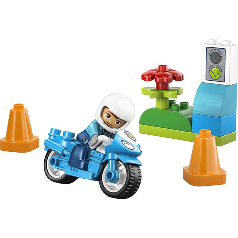 LEGO DUPLO Town Blue Police Motorcycle Playset 10471
