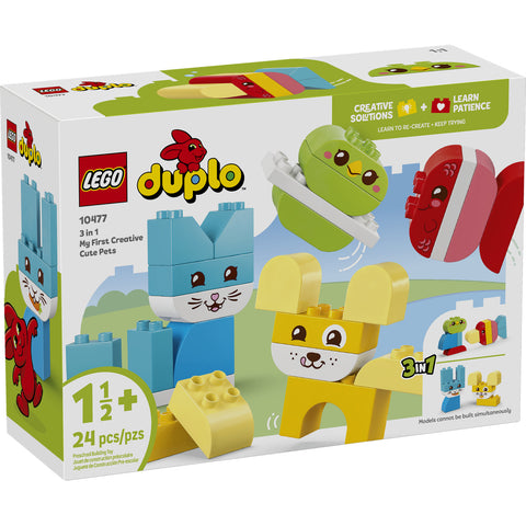 LEGO DUPLO My First 3 in 1 Creative Cute Pets Toy 10477