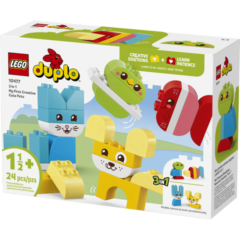 LEGO DUPLO My First 3 in 1 Creative Cute Pets Toy 10477