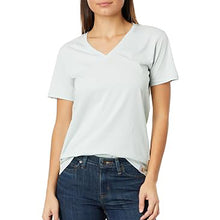 Dew Drop Women's Solid Short-Sleeve V-Neck T-Shirt 105739-E73