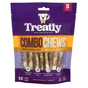 Treatly Beefhide Combo Chews Wrapped in Real Chicken Meat for dogs