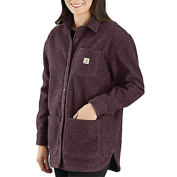 Women's Brushed Fleece Shirt Jac 105988