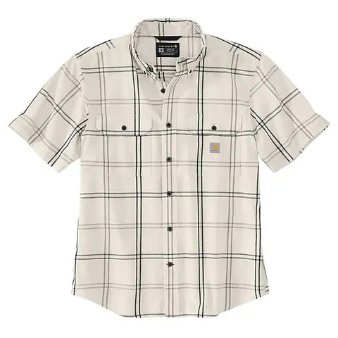 malt, Men's Big and Tall Short-Sleeve Plaid Shirt 106140