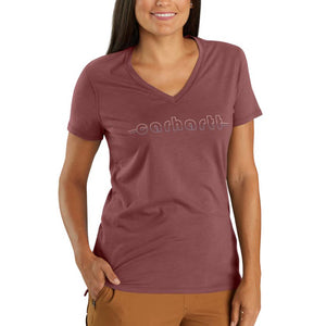 Apple Butter Graphic V-Neck Short-Sleeve T-Shirt 106181-R95