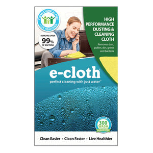 e-cloth high performance dusting and cleaning.