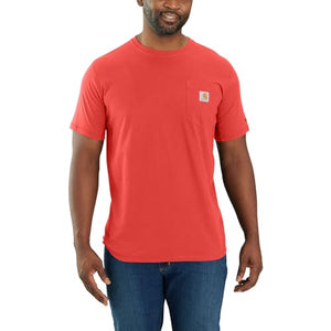 Tanager Red Carhartt Force Short-Sleeve Pocket T-Shirt