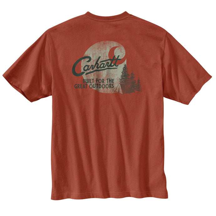 Men's Relaxed Fit Short-Sleeve Camp Graphic T-Shirt 106777 showing back of shirt