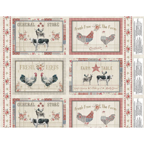 Farmhouse Chic Placemat Panel 1077