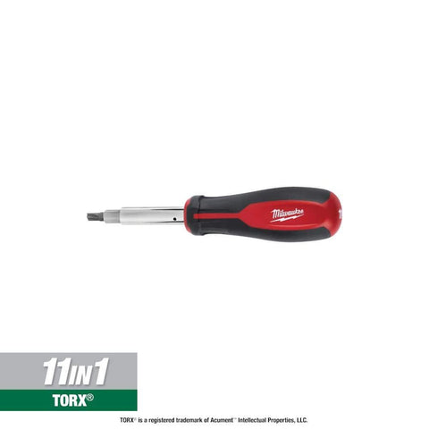 11-In-1 Multi-Tip Screwdriver With Ecx Driver Bits. 48