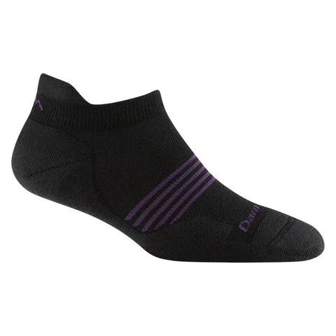Black Women's Element No Show Tab Lightweight Running Sock 1112