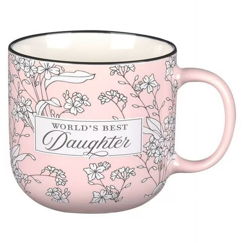 World's Best Daughter Pink Coffee Mug MUG1126