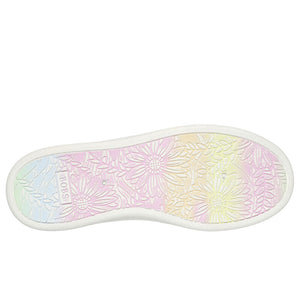 Bottom of BOBS D Vine Shoe with Colorful Floral Design