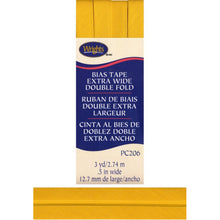 Yellow Bias Tape Extra Wide Double Fold 117206-0079