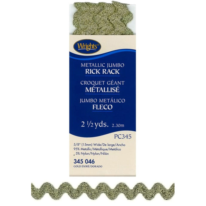 Metallic Jumbo Rick Rack 117345-0046
