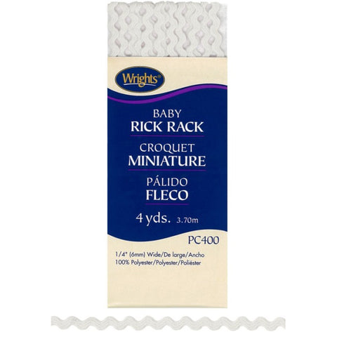 White Baby Rick Rack 117400-0030